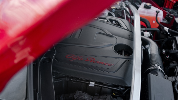 Alfa Romeo engine bay 