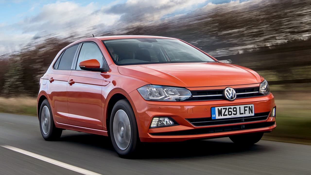 Orange Volkswagen Polo Exterior Front