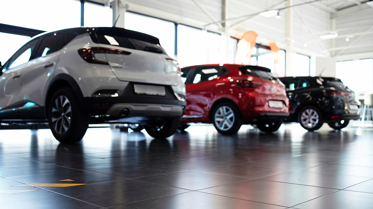 Cars in Dealership