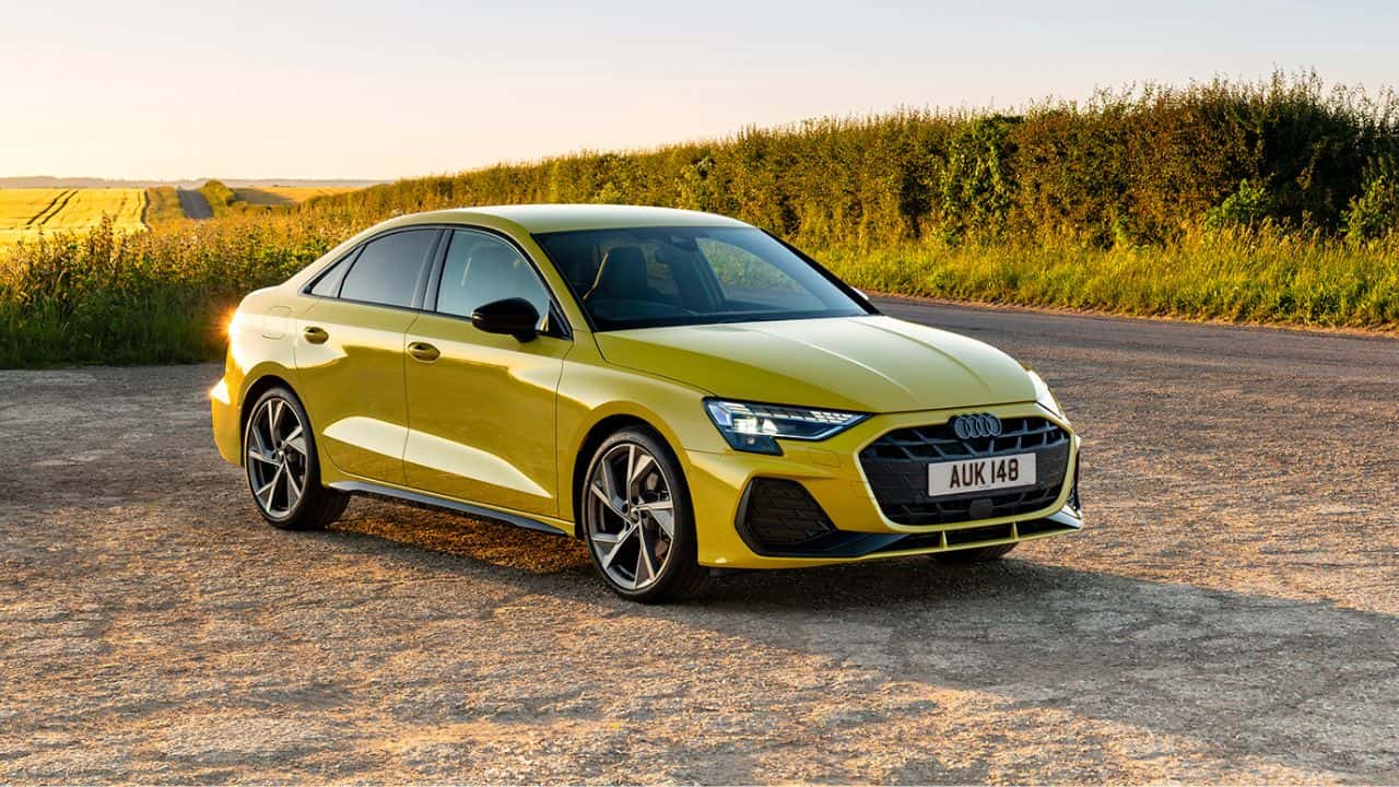 Yellow Audi A3