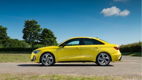 Yellow Audi A3