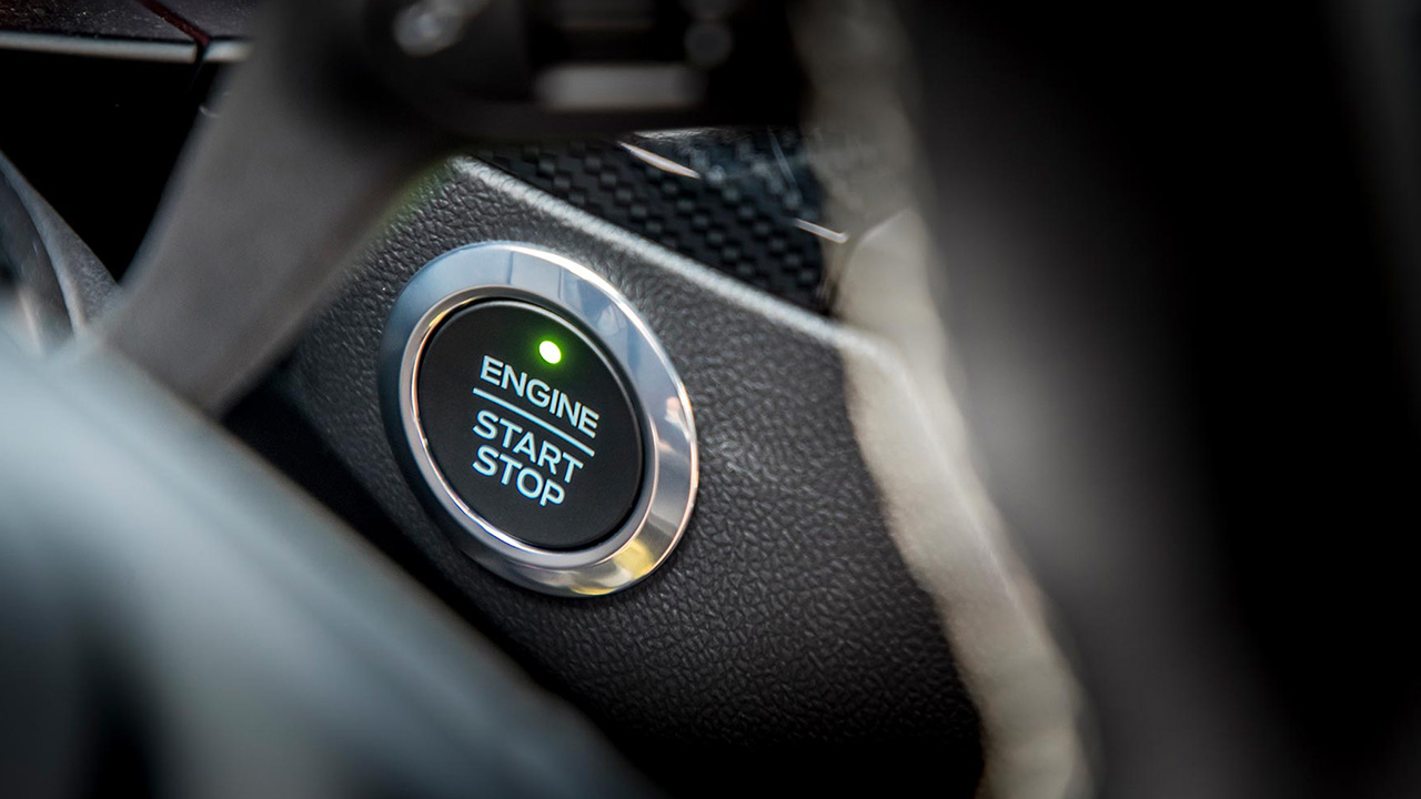 ford focus start stop button