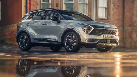 Silver Kia Sportage
