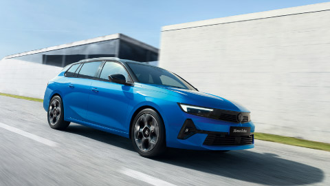 Blue Estate Car