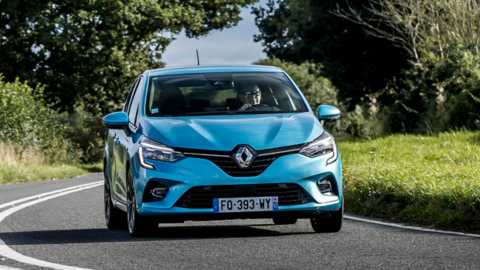 Blue Renault Clio