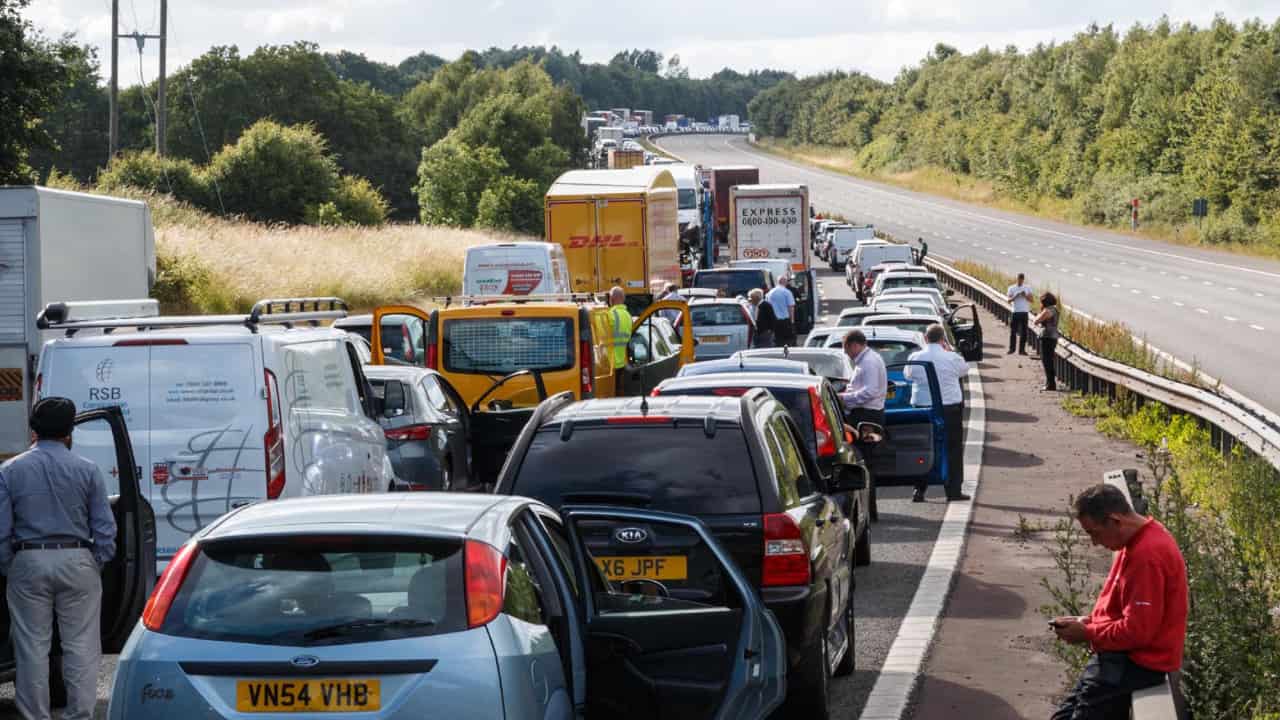 Motorway Traffic Jam