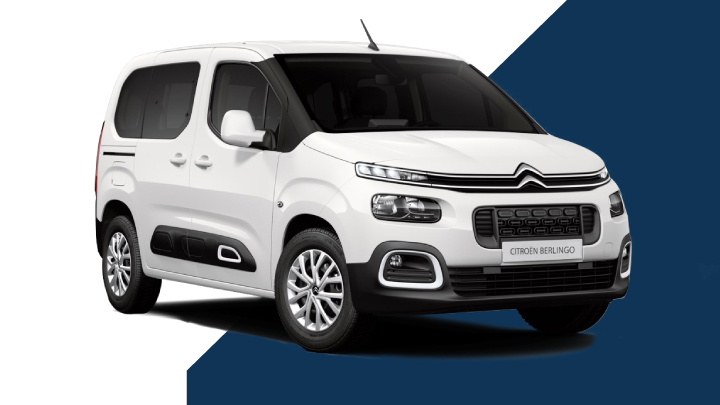 white citroen berlingo