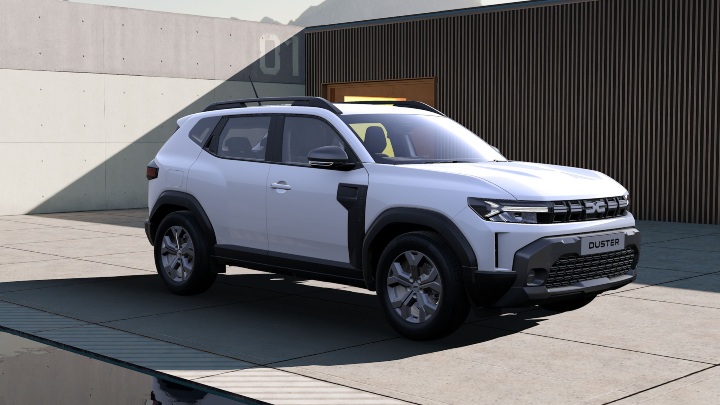 White Dacia Duster Expression Static