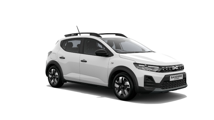 White Dacia Sandero Stepway Essential Studio