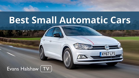 White Volkswagen Polo, driving