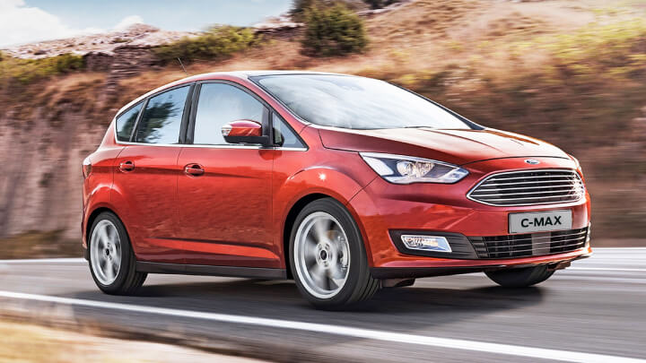 Ford CMAX in red