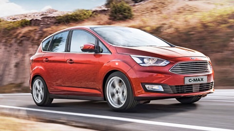 Ford CMAX in red
