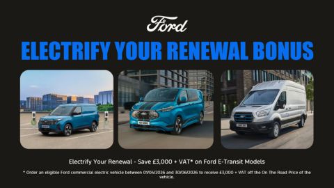 Three Ford Vans On Different City Roads