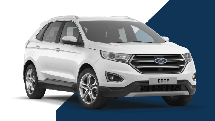 white ford edge