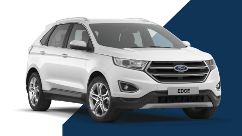 white ford edge