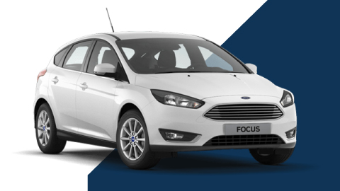 white ford focus