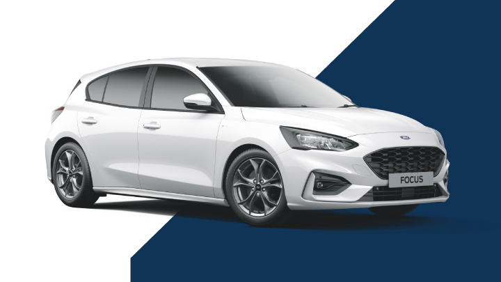white ford focus