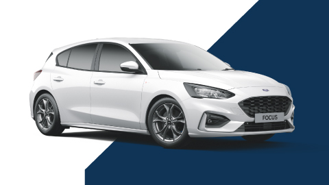 white ford focus