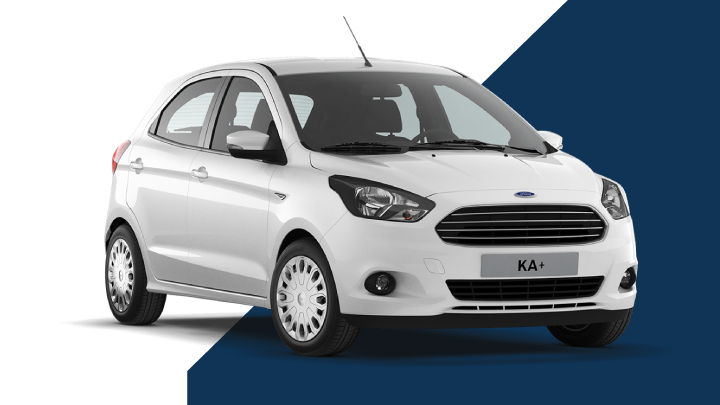 white ford ka plus