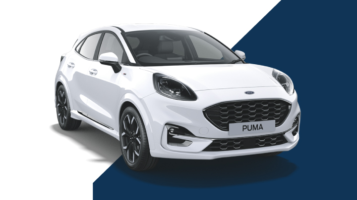 white ford puma