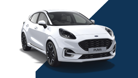 white ford puma