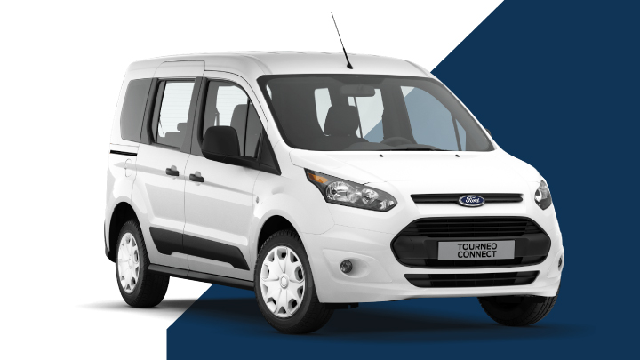 white ford tourneo connect