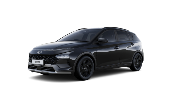 Black Hyundai Bayon Black Line