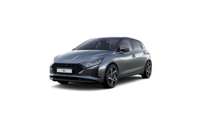 Blue Hyundai i20 Tech Line in Studio