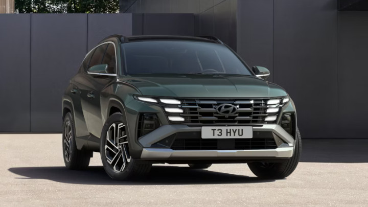 Green Hyundai TUCSON Front Static
