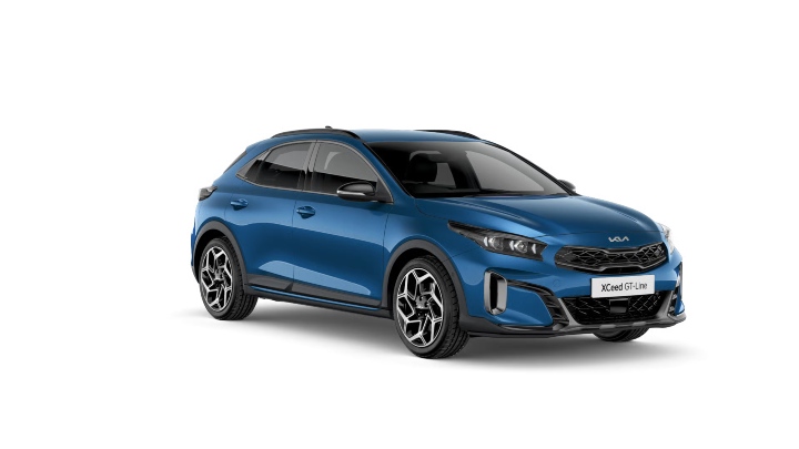 Black Kia XCeed GT-Line Exterior Front Studio