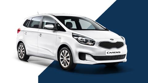 White Kia Carens