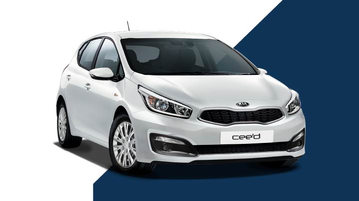White Kia Ceed