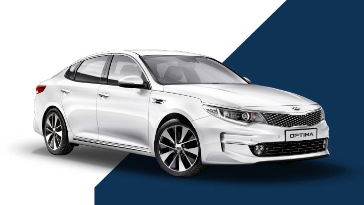 White Kia Optima