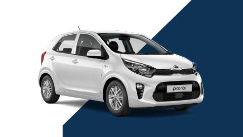 White Kia Picanto