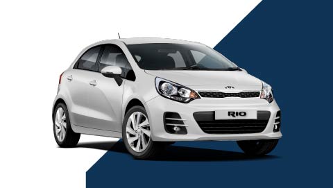 White Kia Rio