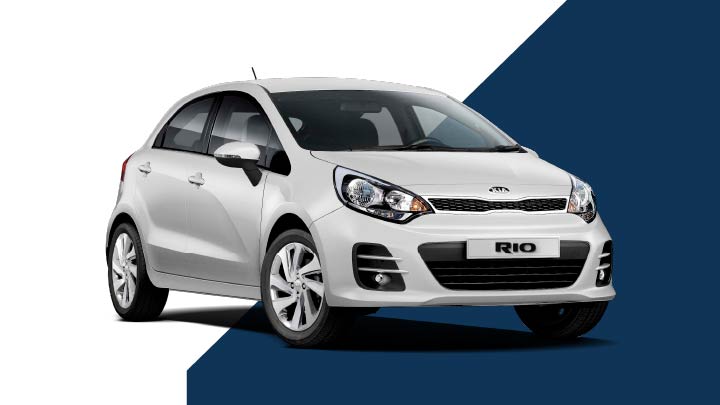 White Kia Rio