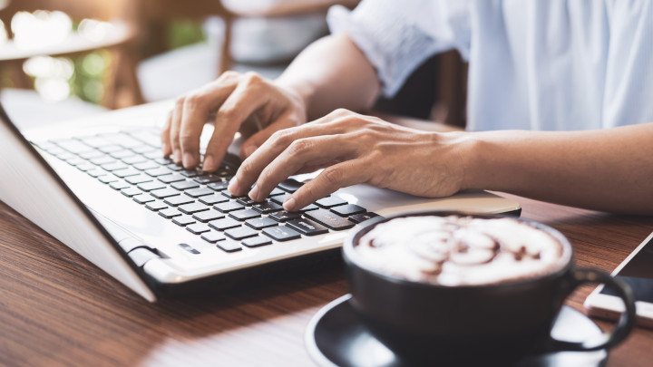 Person on Laptop