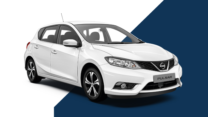 white nissan pulsar
