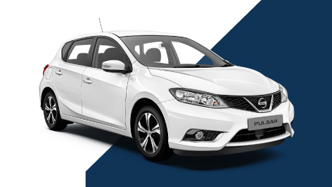 white nissan pulsar