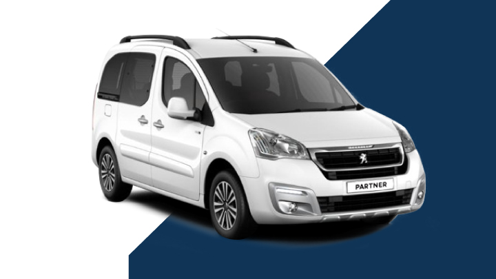 white peugeot partner tepee