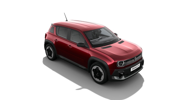 Red Renault 4 Evolution+ Exterior Front Studio