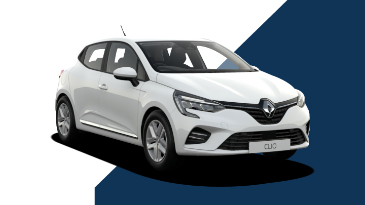 white renault clio