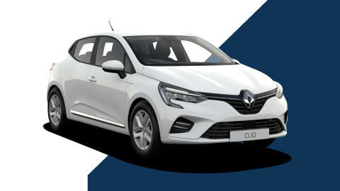 white renault clio
