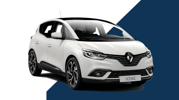 white renault scenic