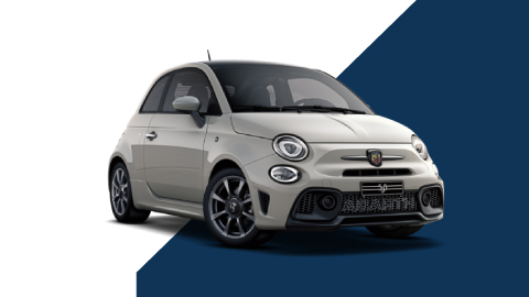 White Abarth 595