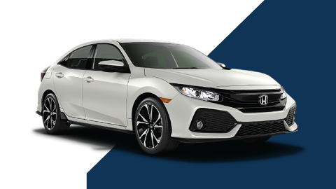 White Honda Civic