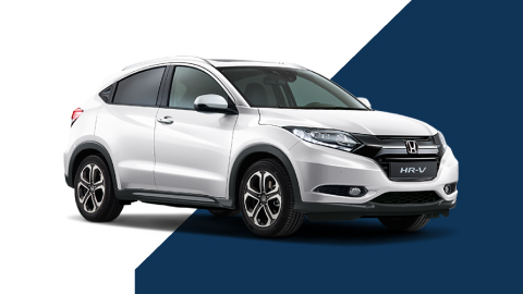 White Honda HR-V