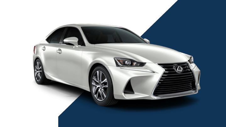 White Lexus IS