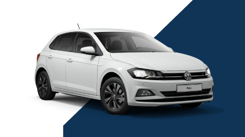 White Volkswagen Polo