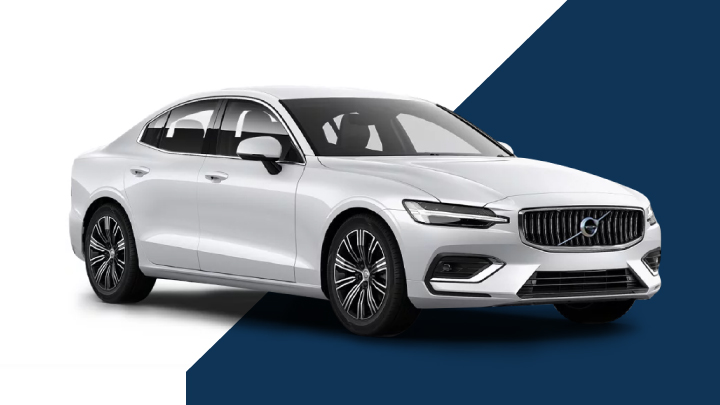 White Volvo S60